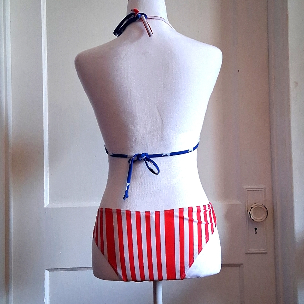 American Flag Swim Suit - Picture 2 of 2